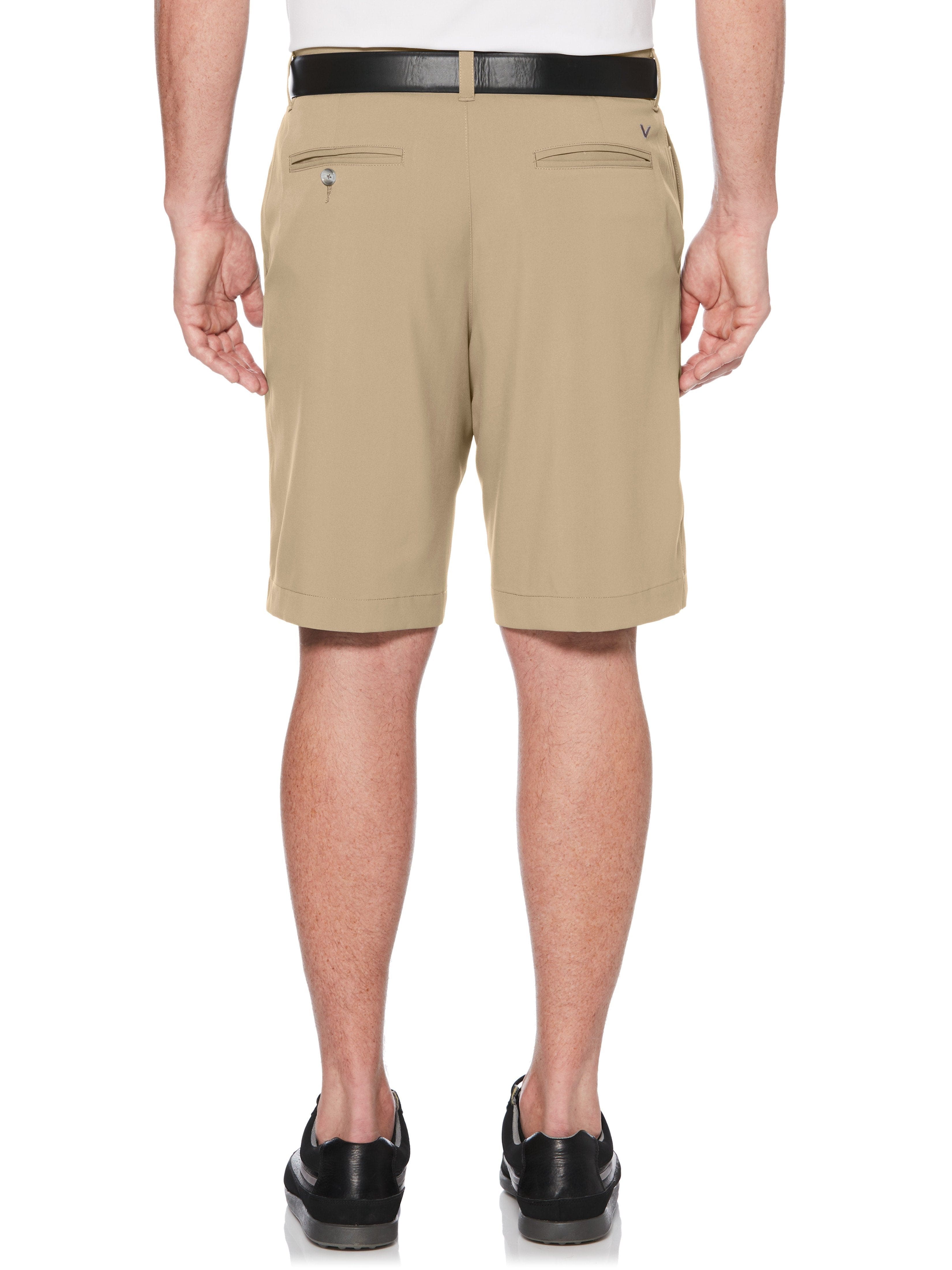 Mens Stretch Solid Short with Active Waistband