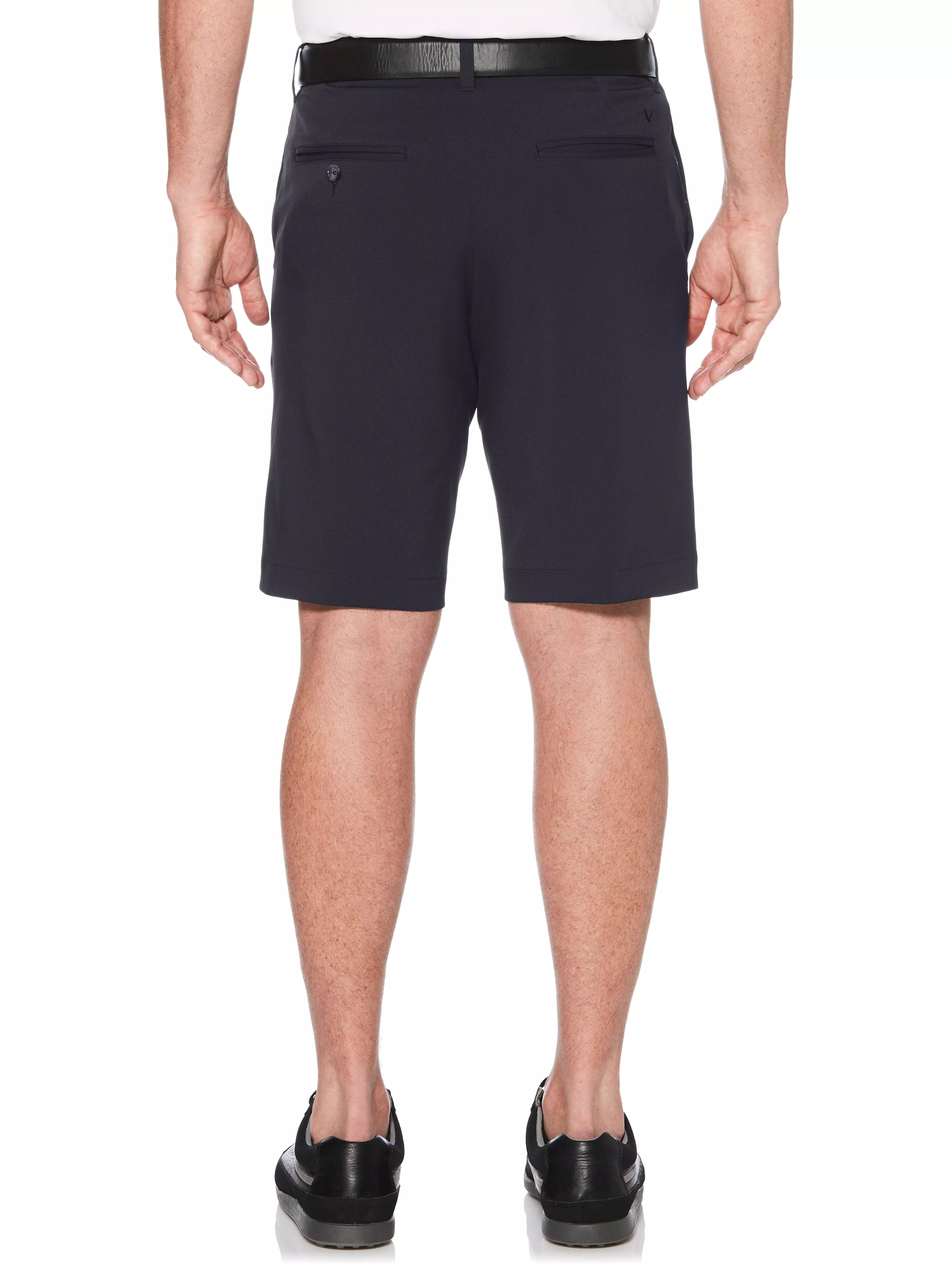 Mens Stretch Solid Short with Active Waistband