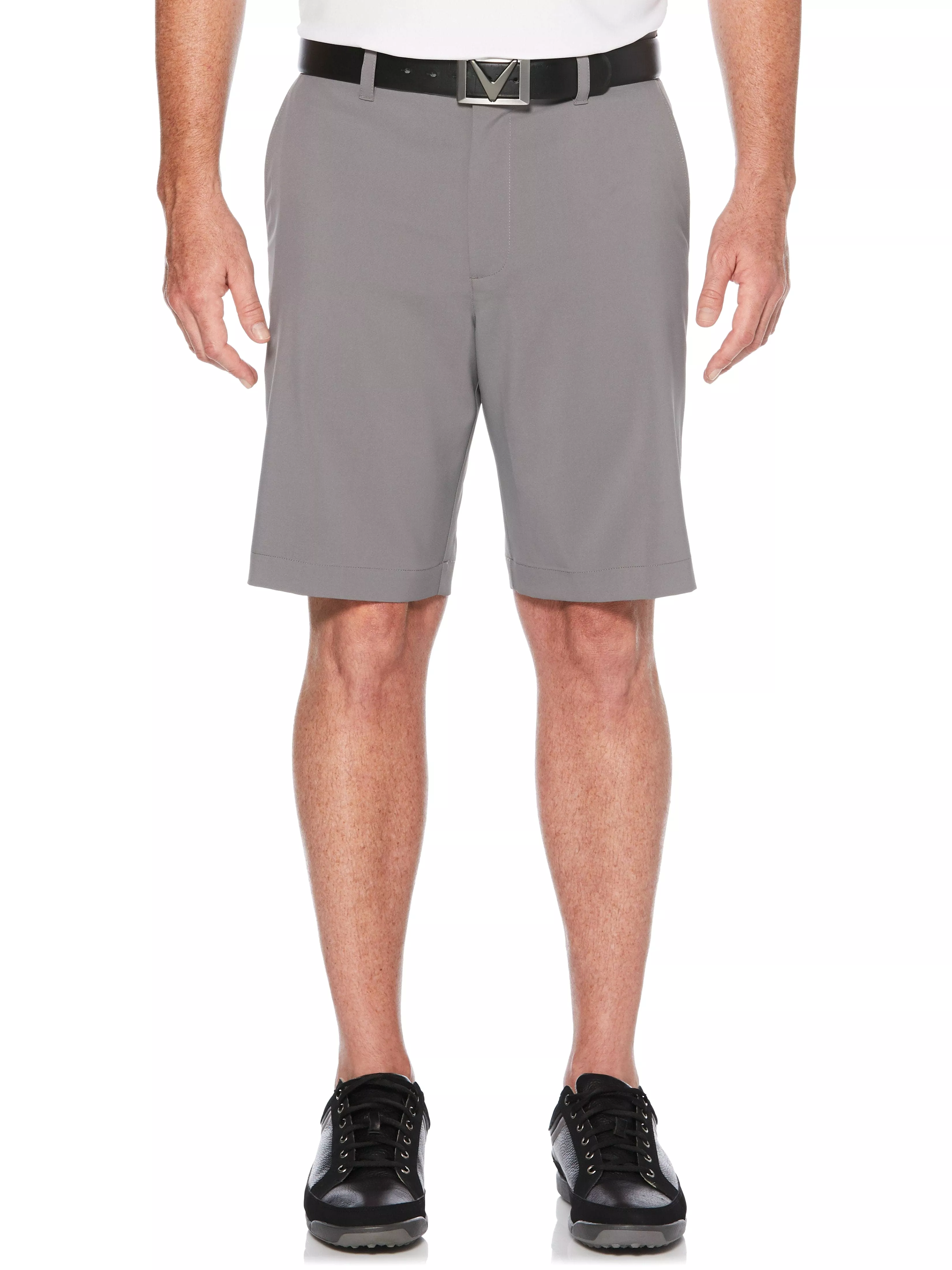 Mens Stretch Solid Short with Active Waistband