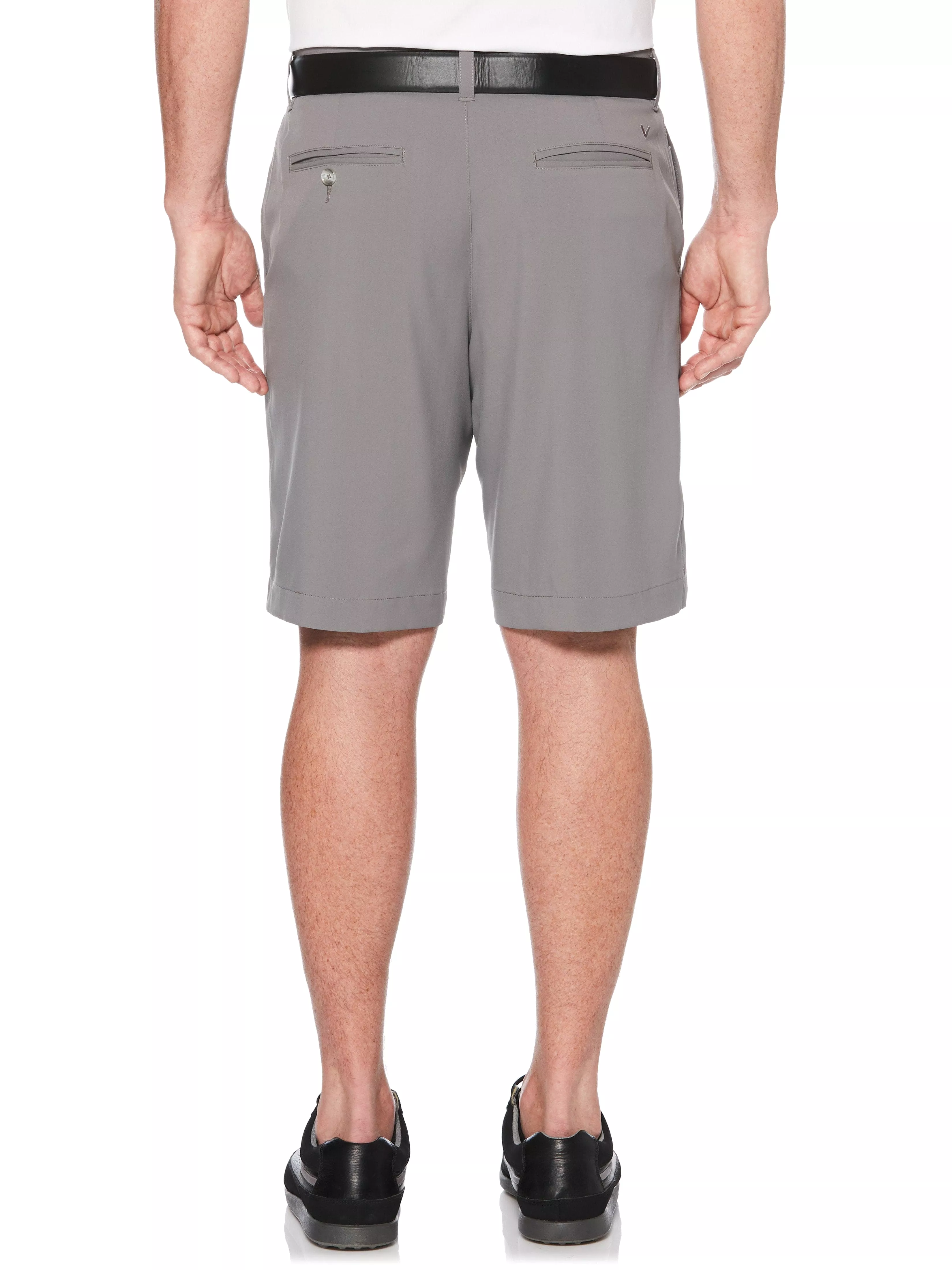 Mens Stretch Solid Short with Active Waistband