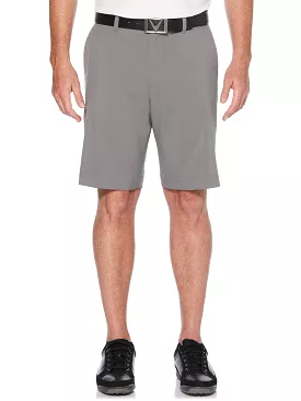 Mens Stretch Solid Short with Active Waistband