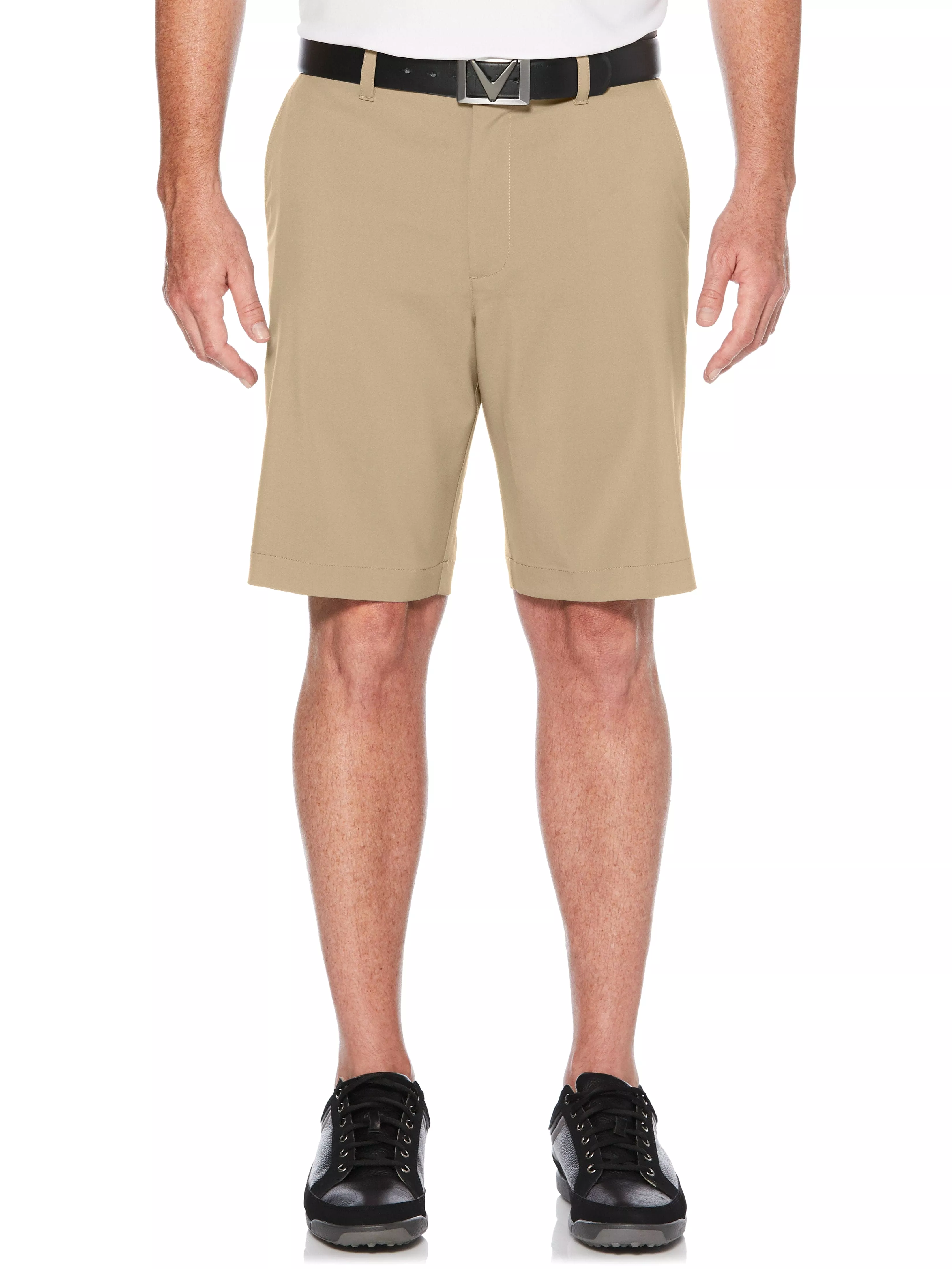 Mens Stretch Solid Short with Active Waistband