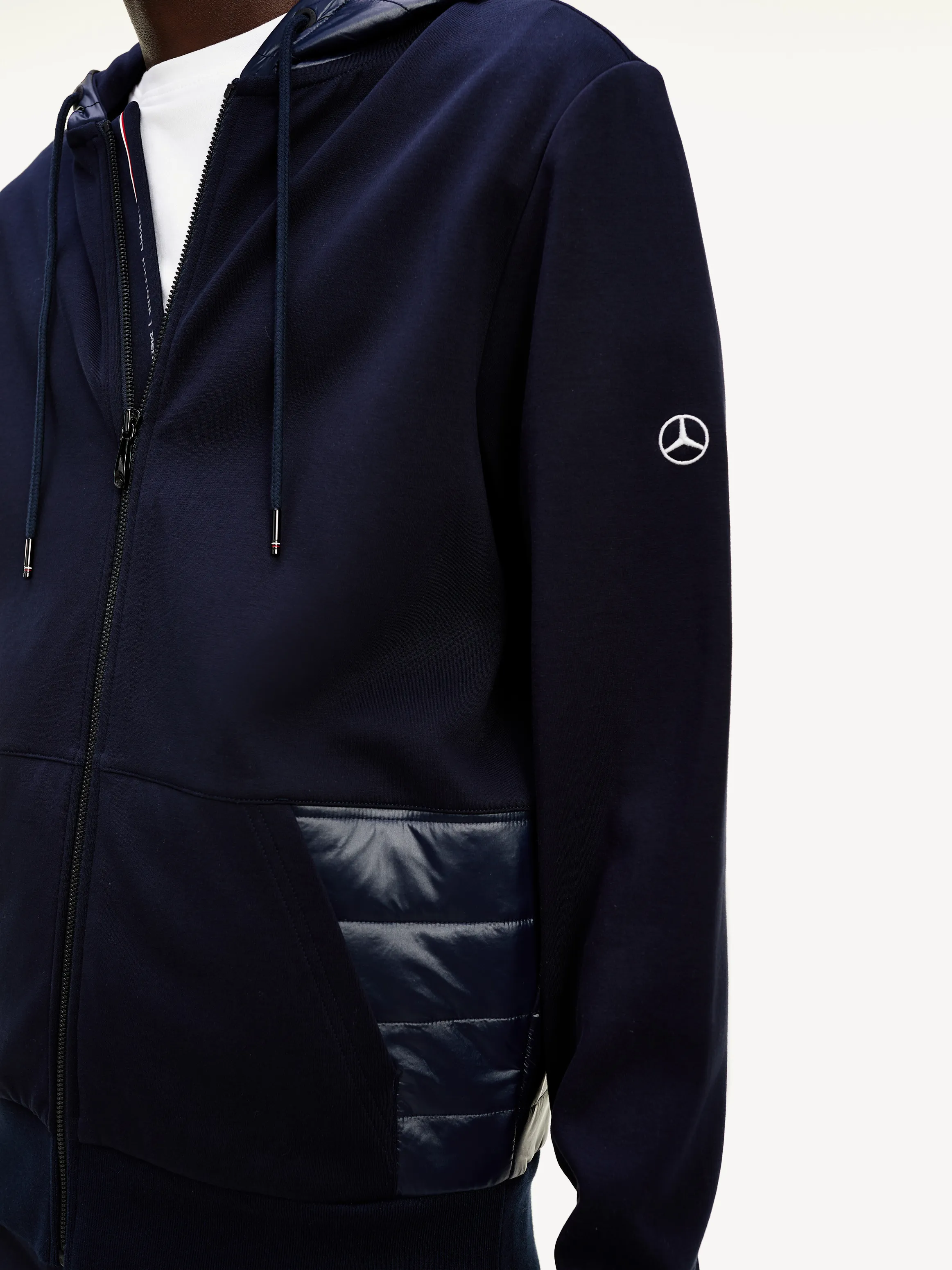 Mercedes-benz Contrast Panel Zip-thru Hoody | Sweatshirts & Hoodies | Tommy Hilfiger