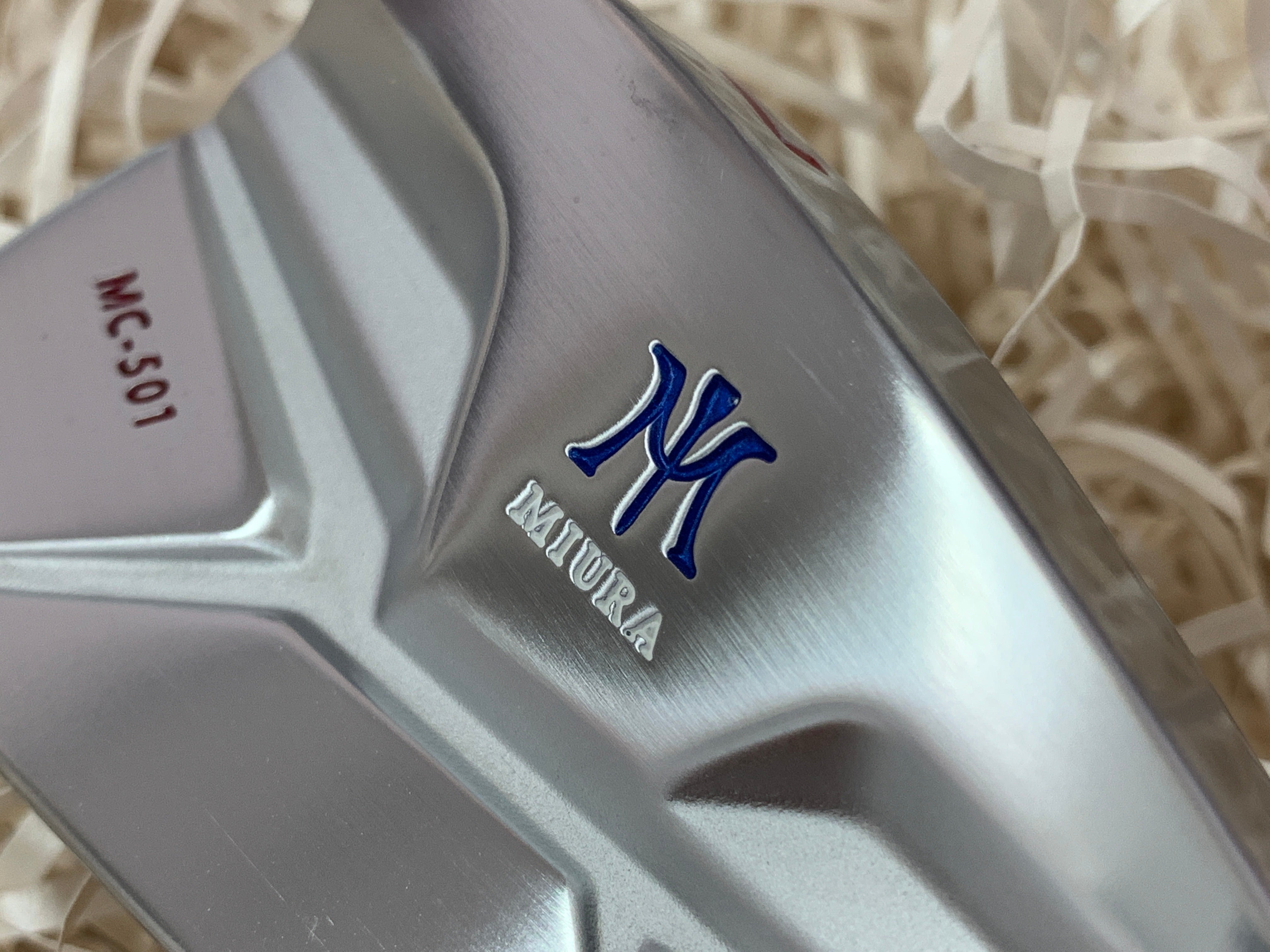 Miura Golf MC-501 Irons Red White Blue Paint Fill