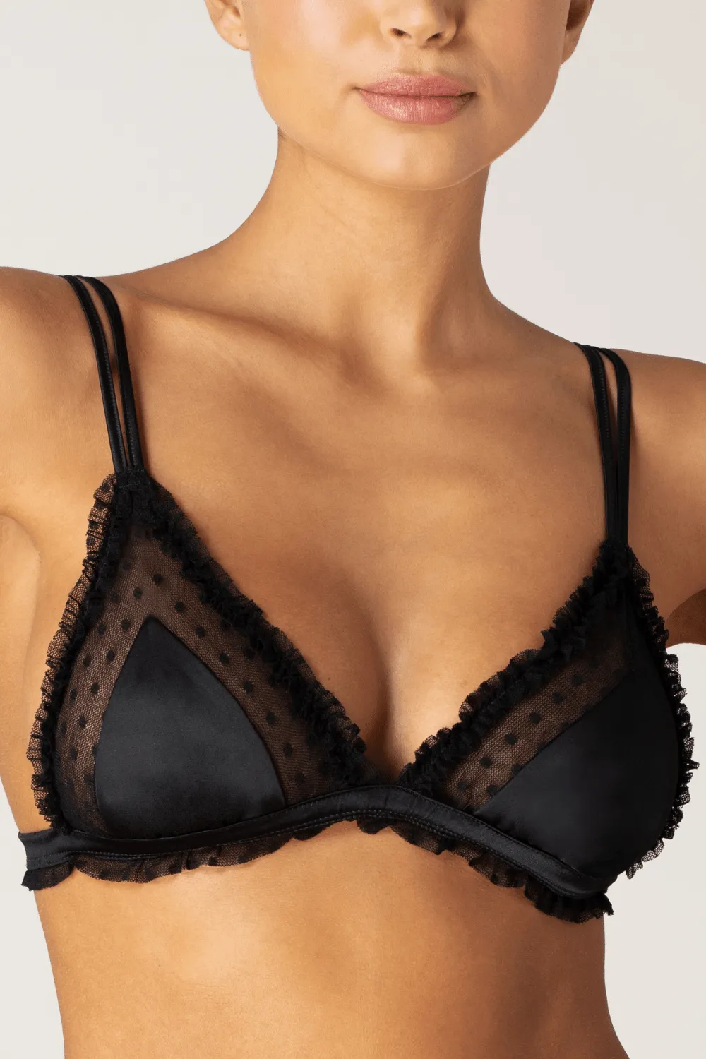 Muse - Sadie Triangle Bra, Size L (UK 12-14)