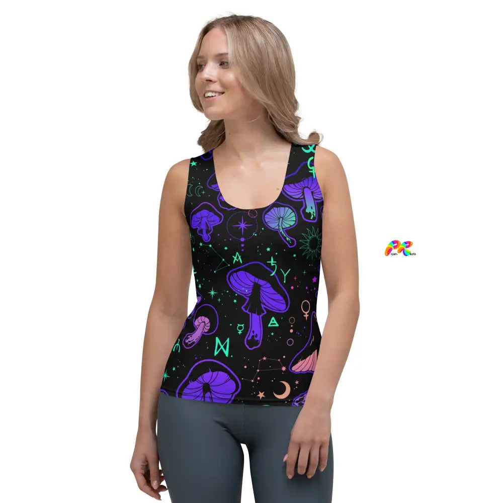 Mushroom Cult Rave Tank Top