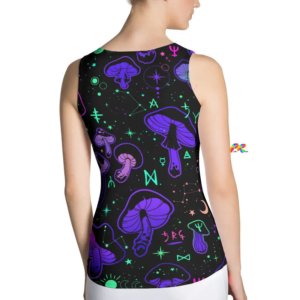 Mushroom Cult Rave Tank Top