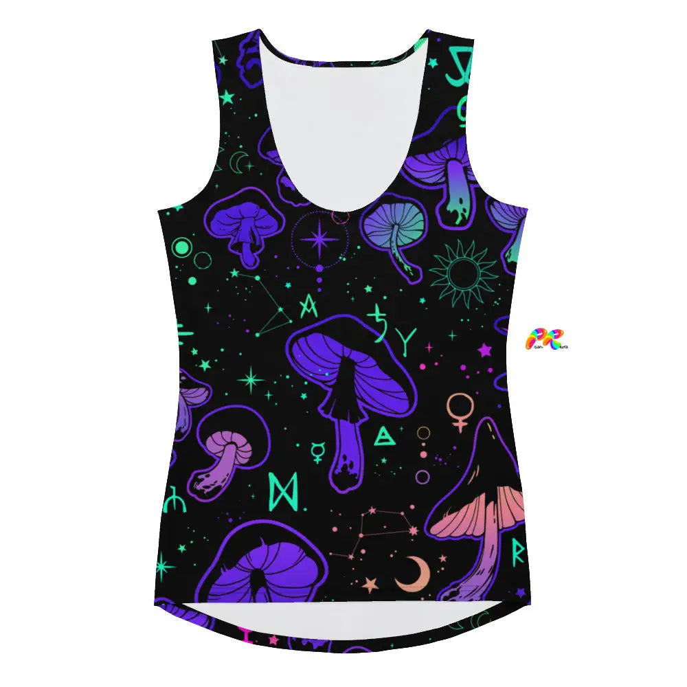 Mushroom Cult Rave Tank Top