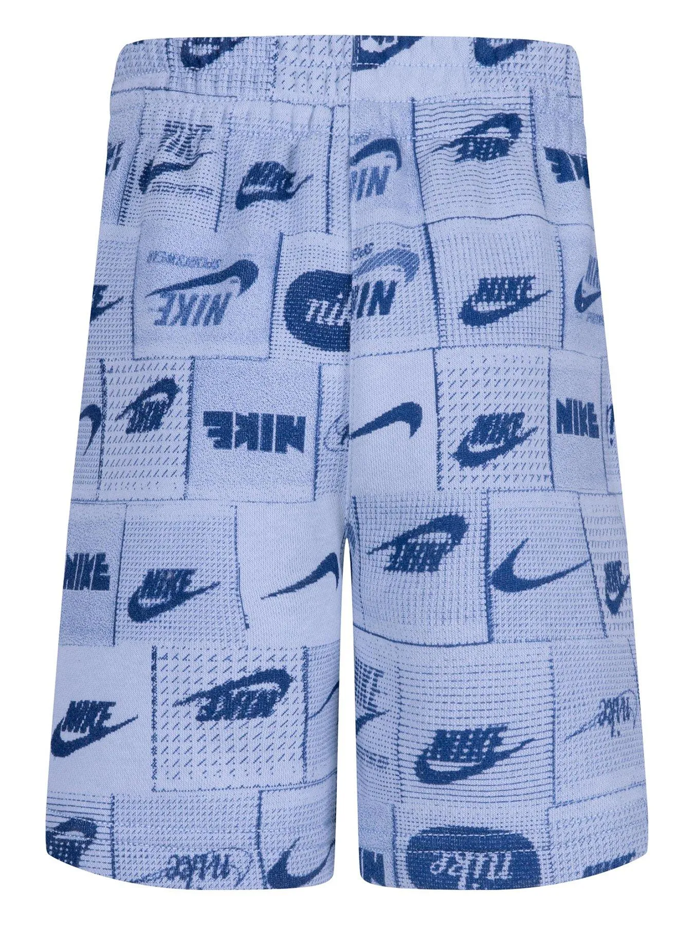 Nike Kids Boys Club All Over Print Shorts - Blue