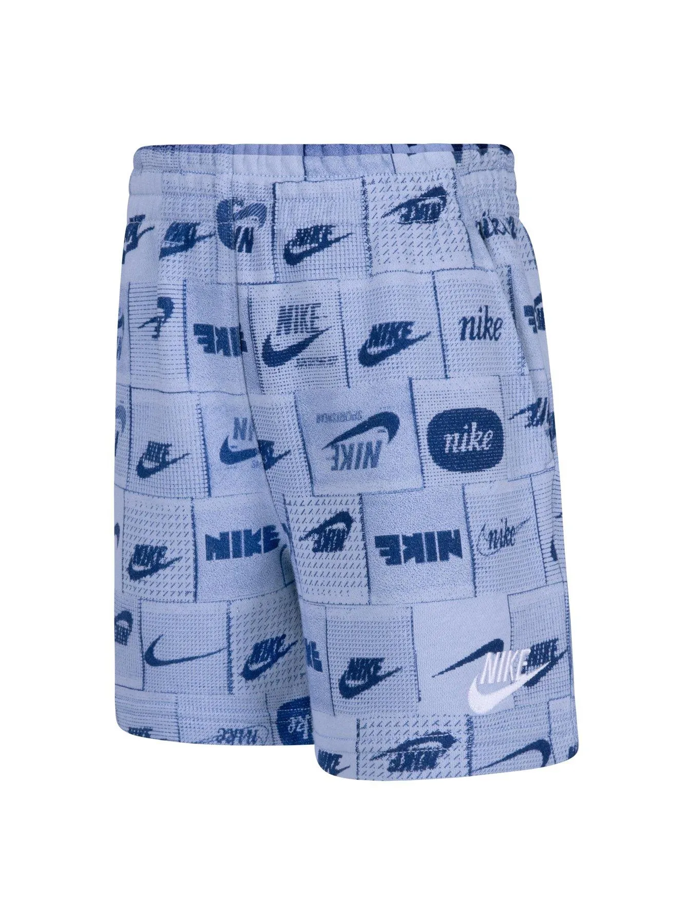 Nike Kids Boys Club All Over Print Shorts - Blue