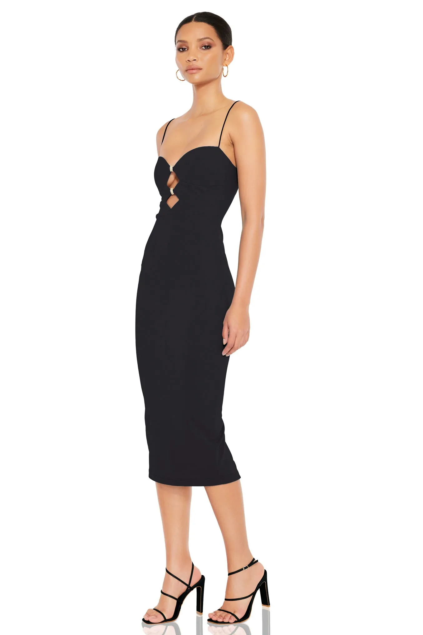 Nookie Muse Midi Dress - Black