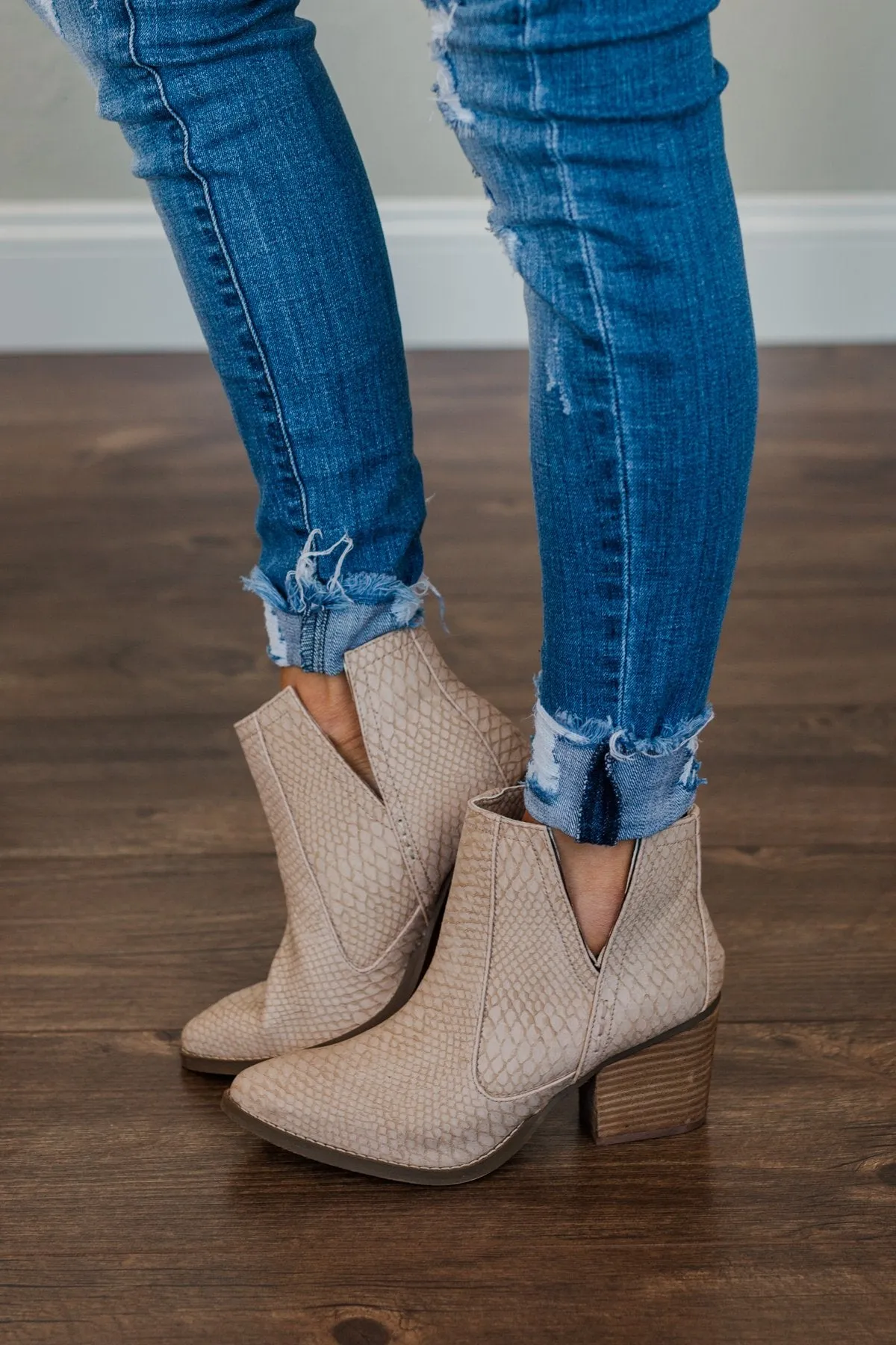 Not Rated Tarim Booties- Blush