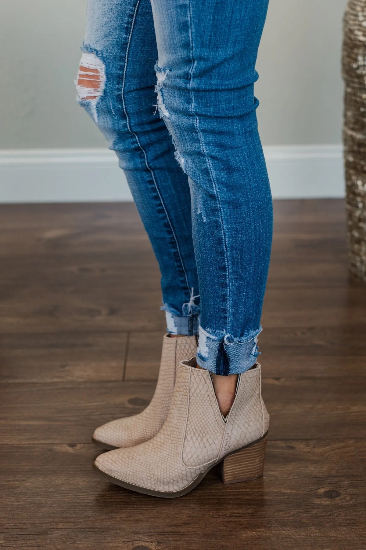 Not Rated Tarim Booties- Blush