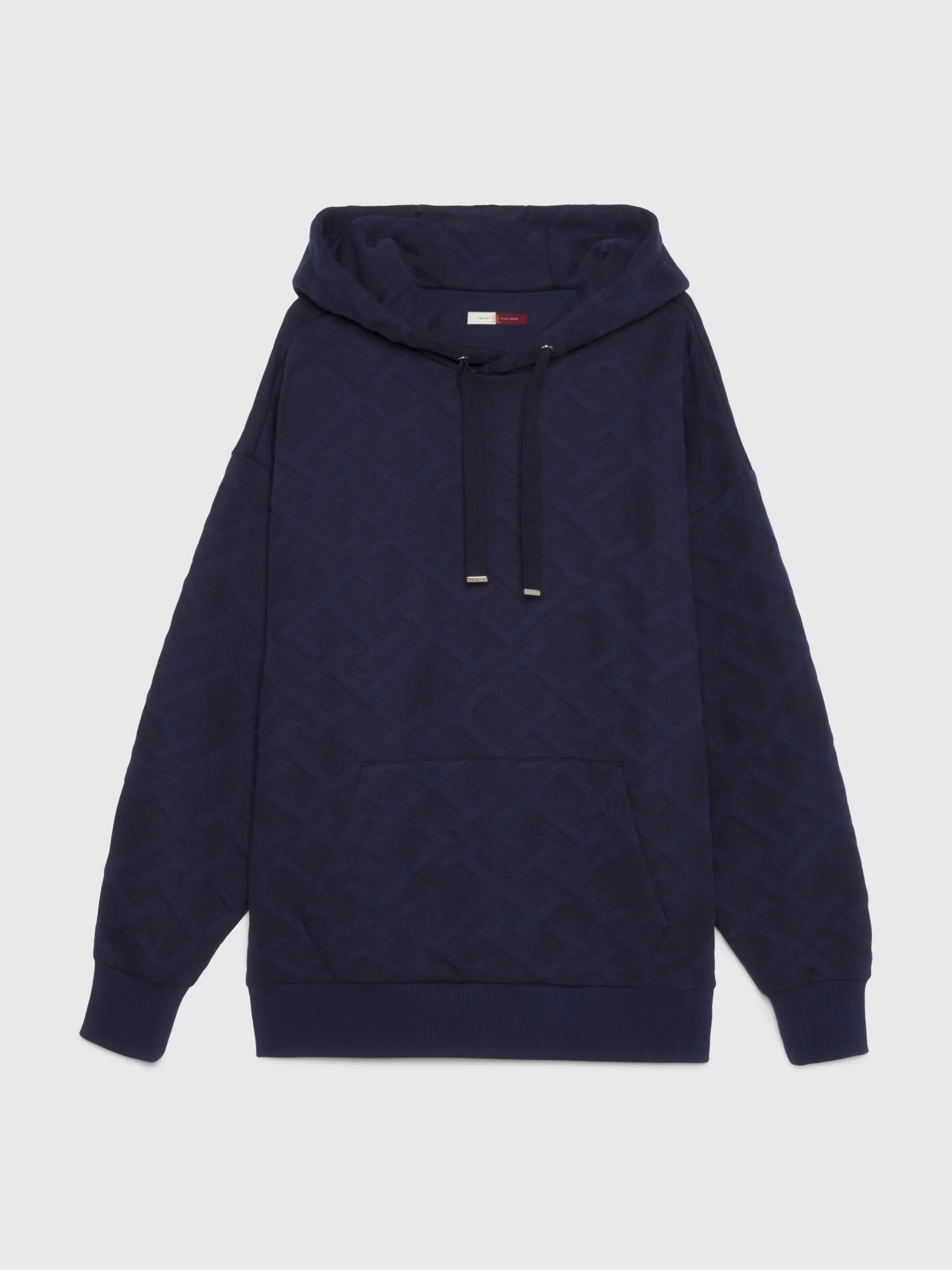 Oversized TH Monogram Embossed Hoody | Sweatshirts & Hoodies | Tommy Hilfiger