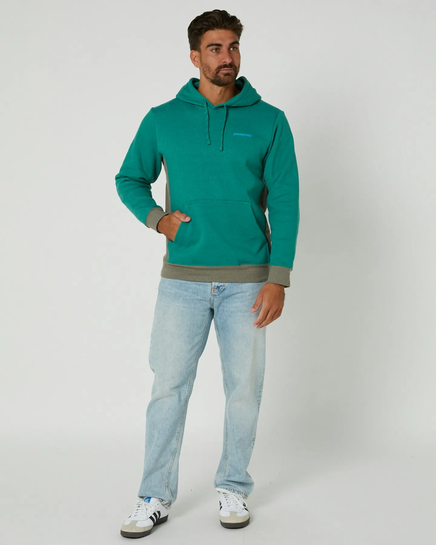 Patagonia Fitz Roy Icon Uprisal Hoody - Gather Green | SurfStitch