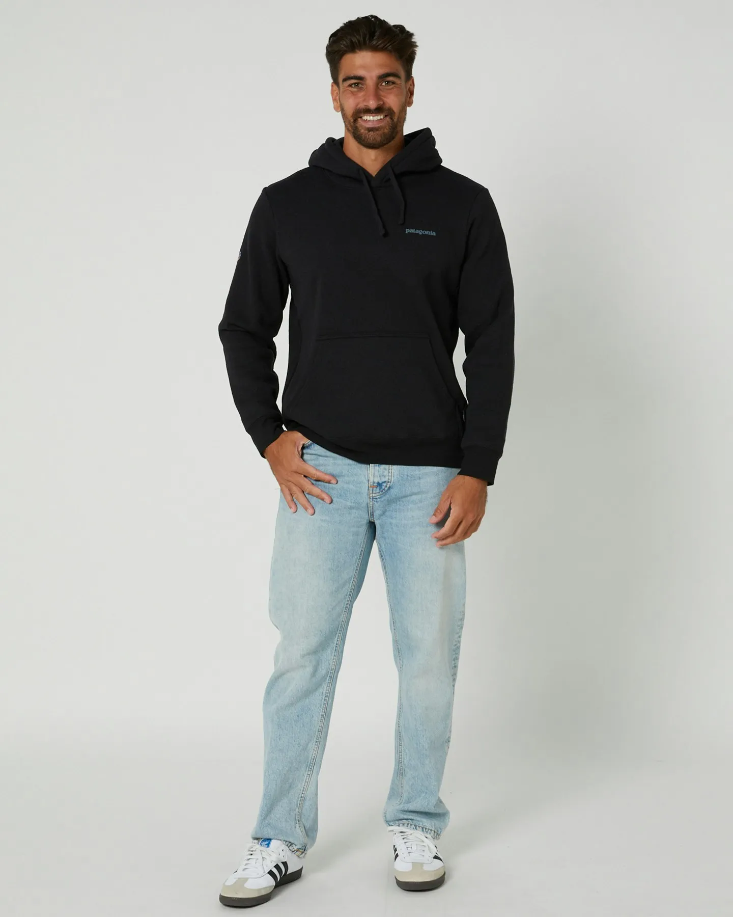 Patagonia Fitz Roy Icon Uprisal Hoody - Ink Black | SurfStitch