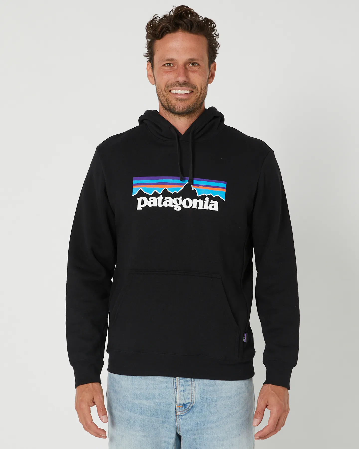 Patagonia Men's P-6 Logo Uprisal Hoody - Black | SurfStitch