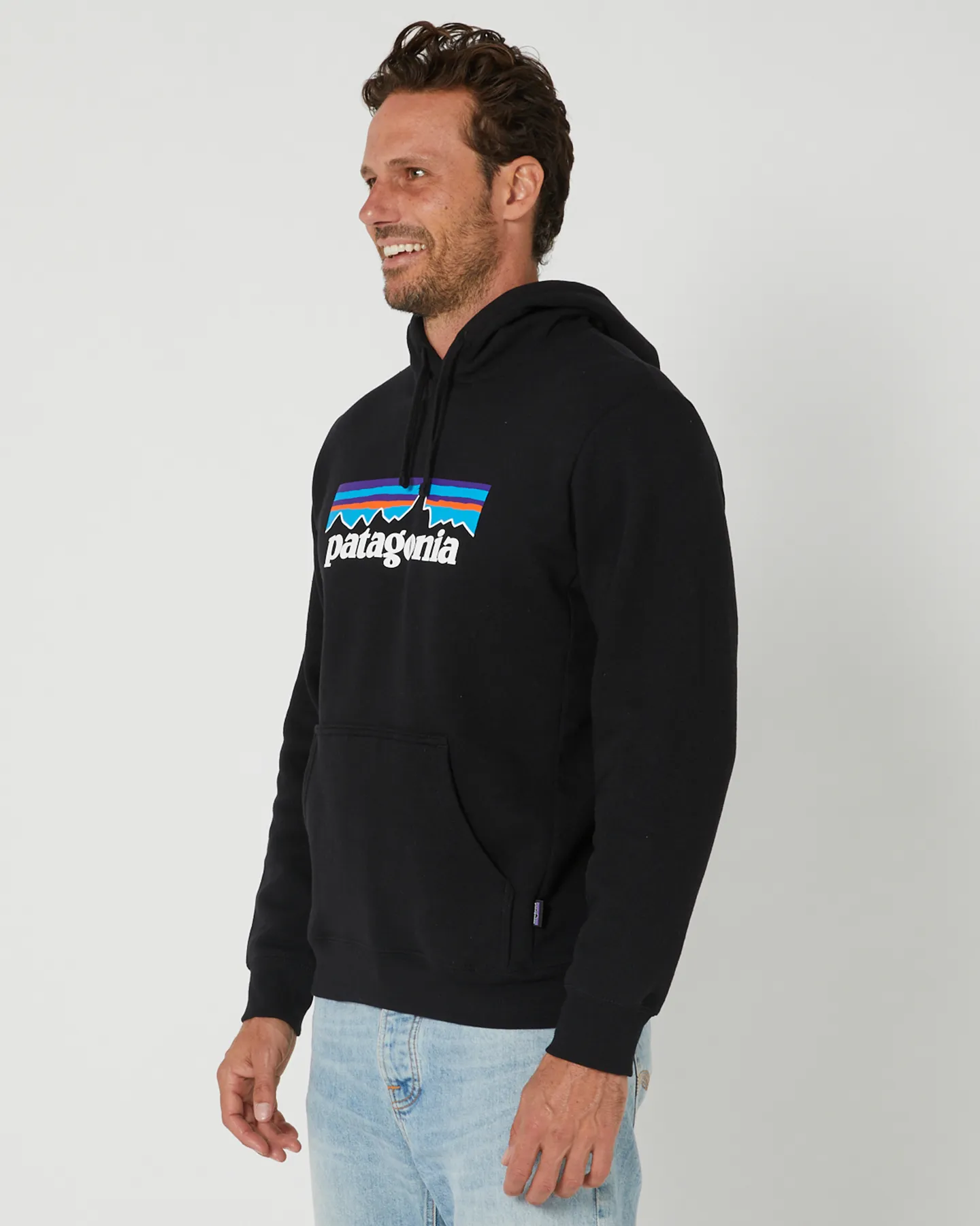 Patagonia Men's P-6 Logo Uprisal Hoody - Black | SurfStitch