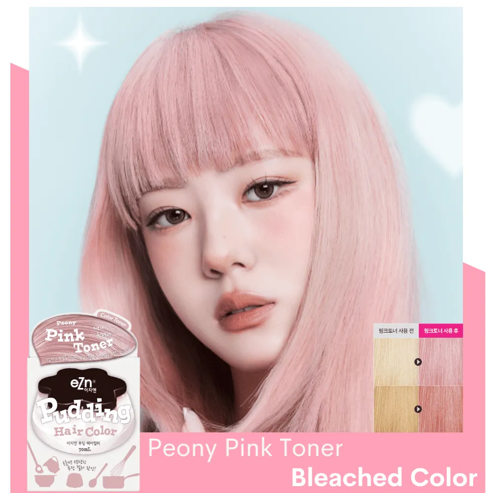 Peony Pink Toner - eZn Pudding Hair Colour