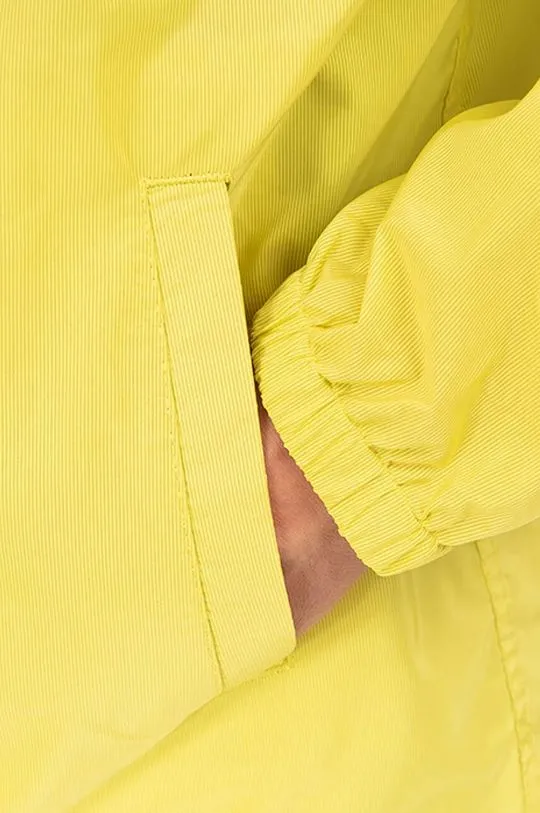 PLEASURES rain jacket men's yellow color