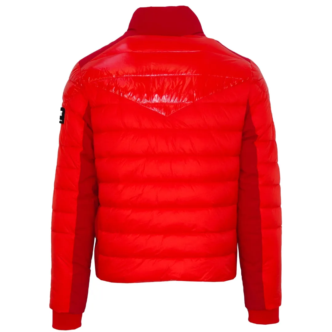 Plein Sport Plain Quilted Red Jacket