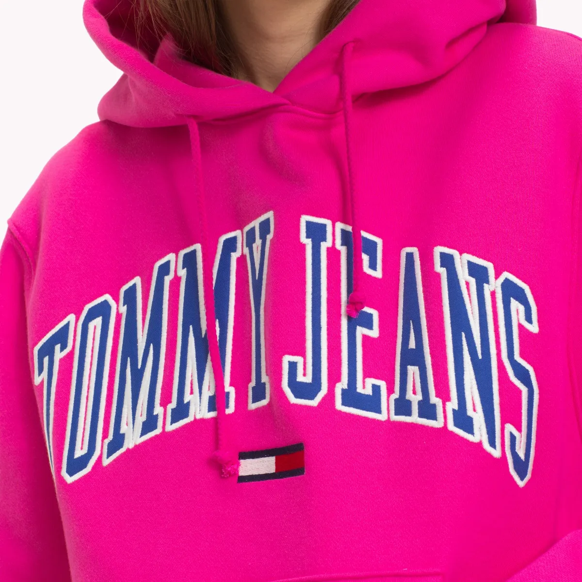 Purple Tommy Classics Drawstring Hoody | Sweatshirts & Hoodies | Tommy Hilfiger