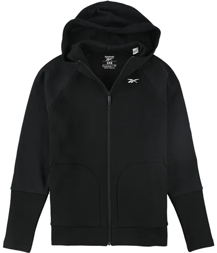 Reebok Womens Ts Qc Full-Zip Track Jacket Sweatshirt