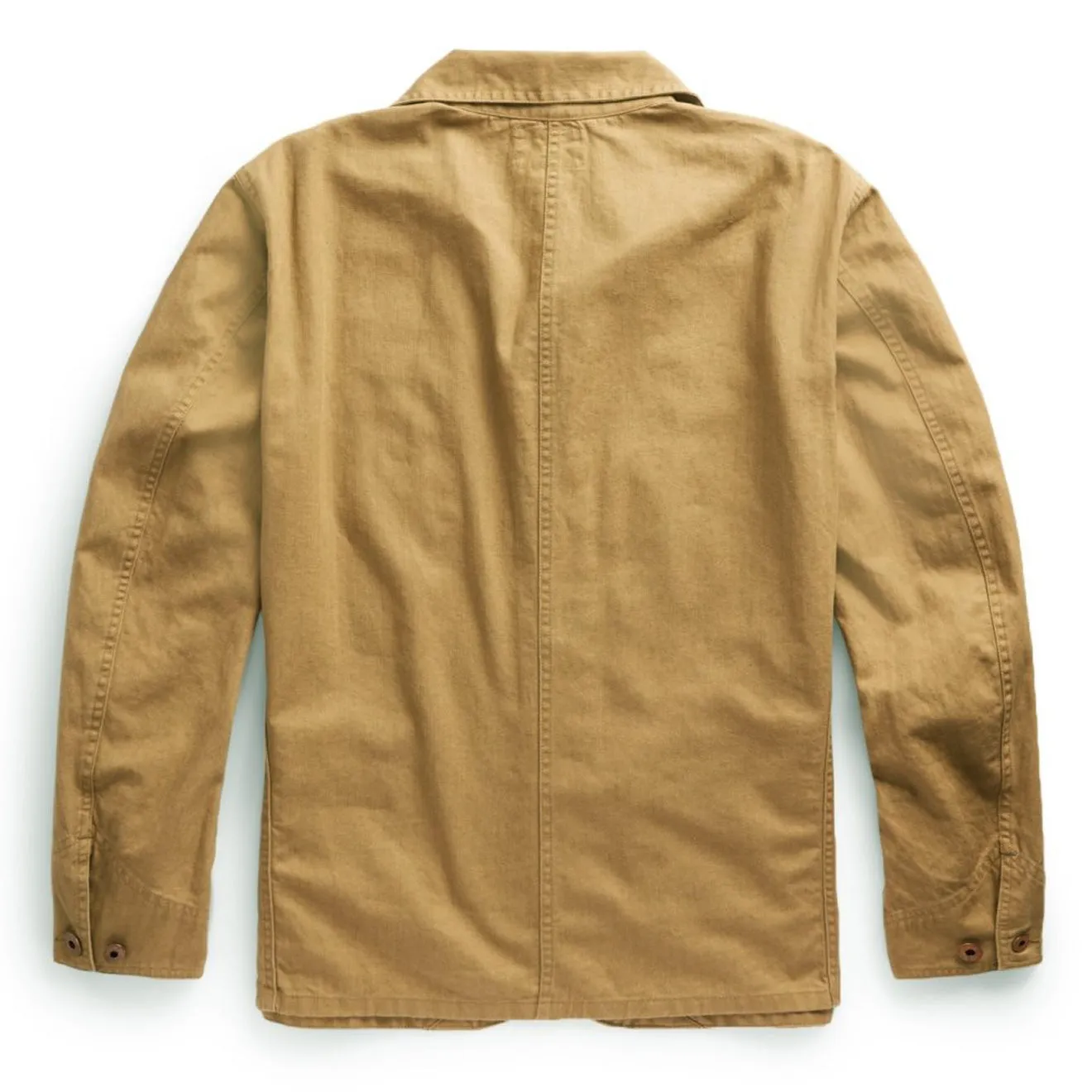 RRL by Ralph Lauren Linen-Cotton Herringbone Chore Jacket Khaki