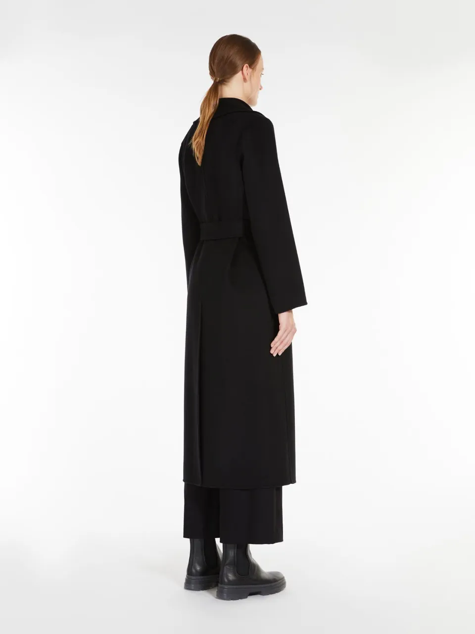 S MAX MARA Wool coat with belt -                         -                     -                