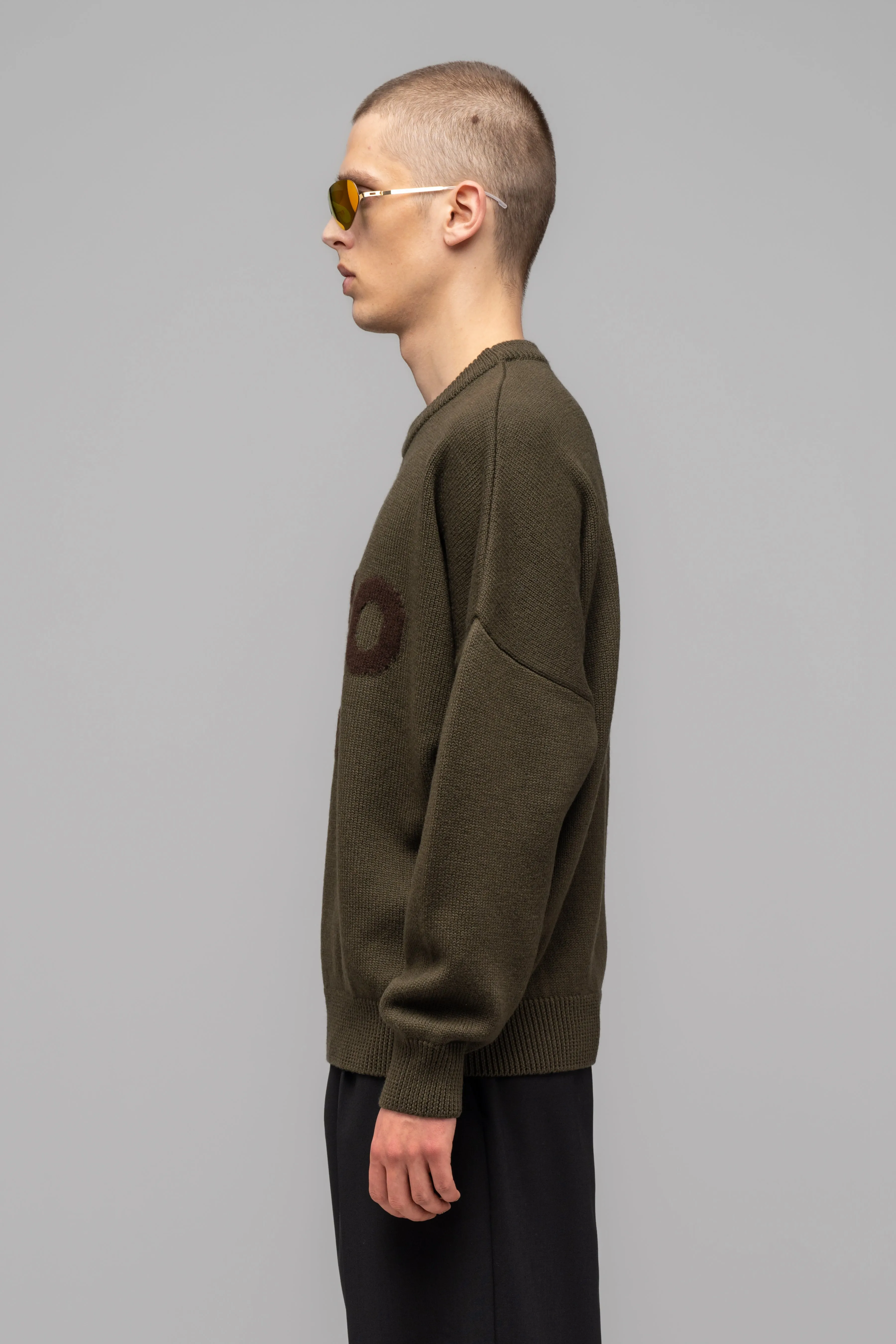 SELFIE SWEATER OLIVE DRAB