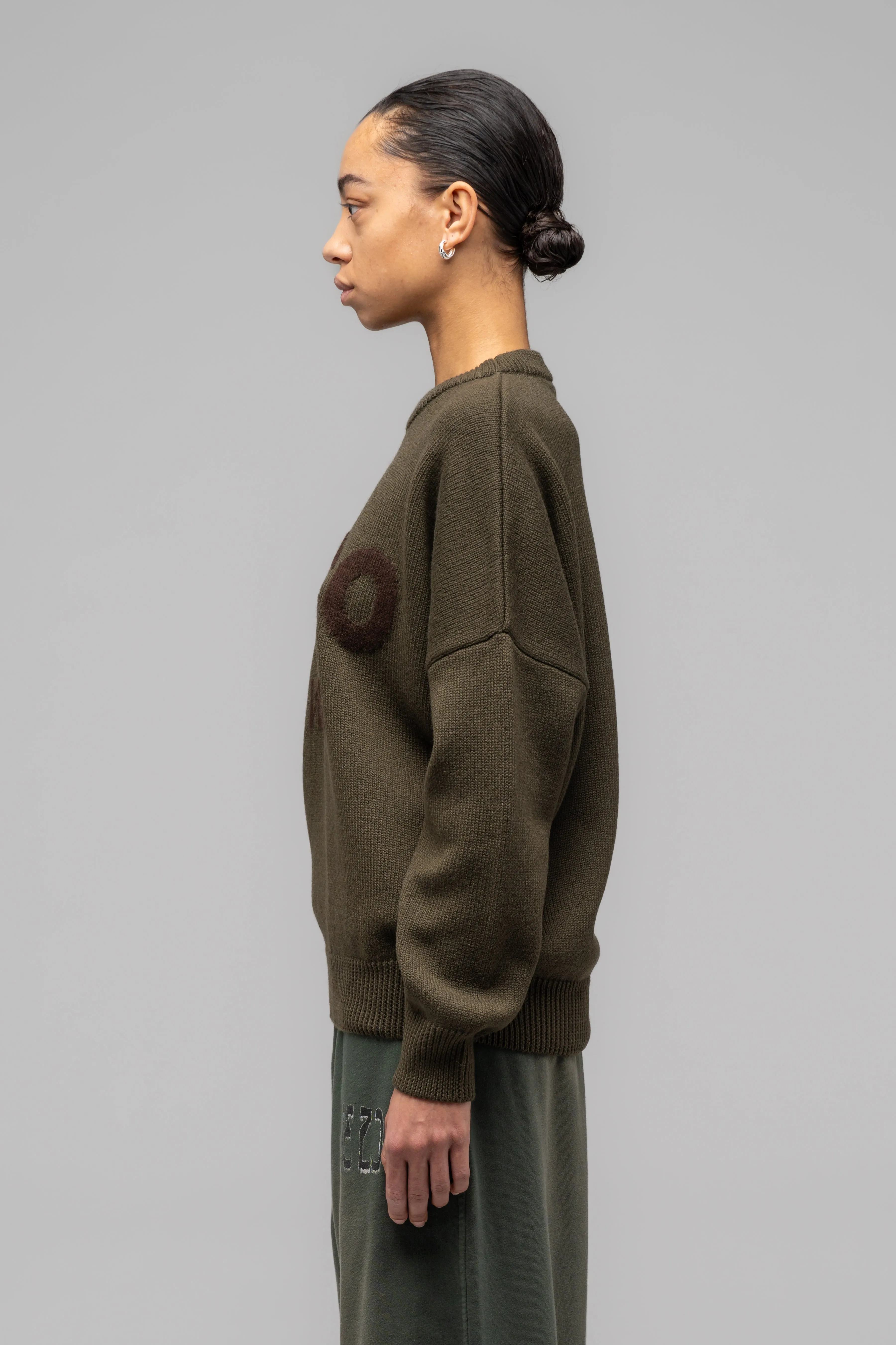 SELFIE SWEATER OLIVE DRAB