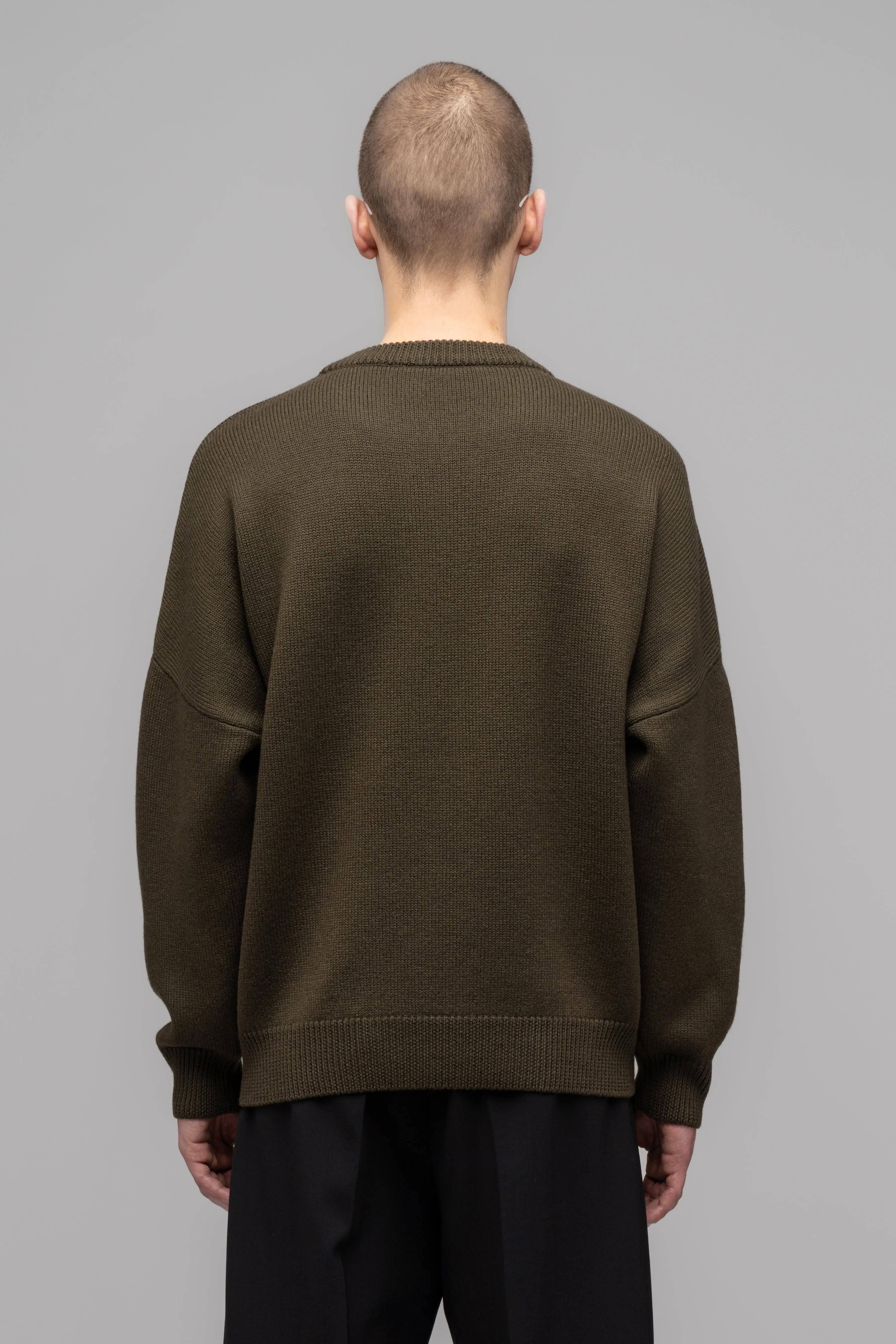 SELFIE SWEATER OLIVE DRAB