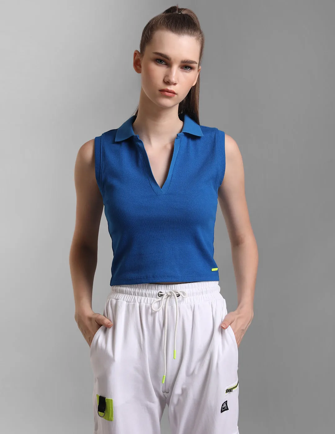 Sleeveless Polo T-Shirt