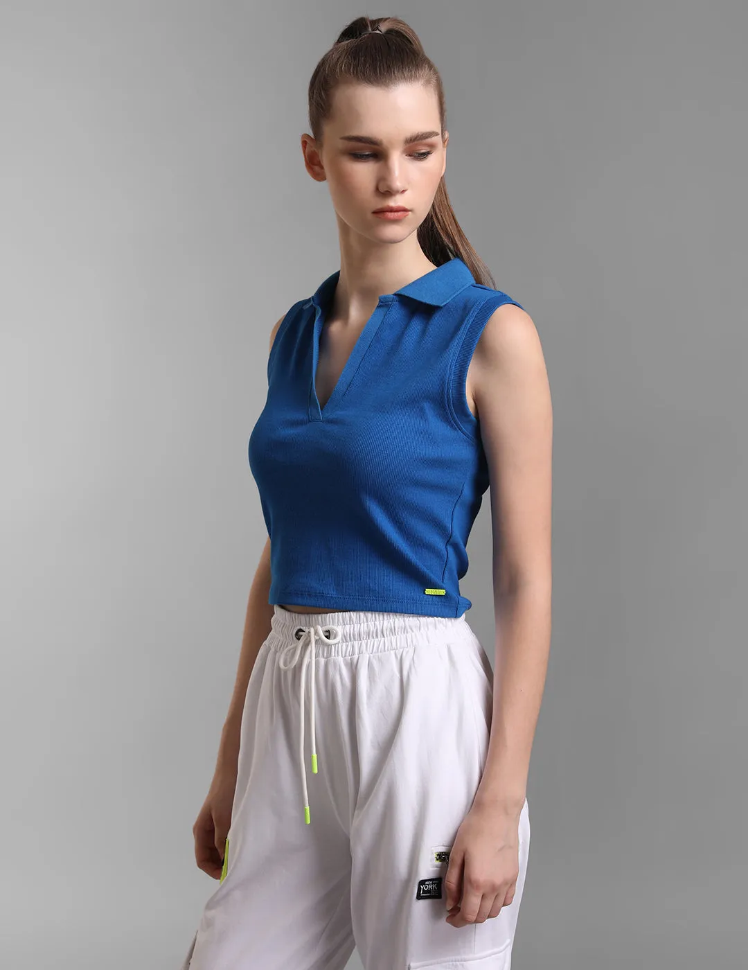 Sleeveless Polo T-Shirt