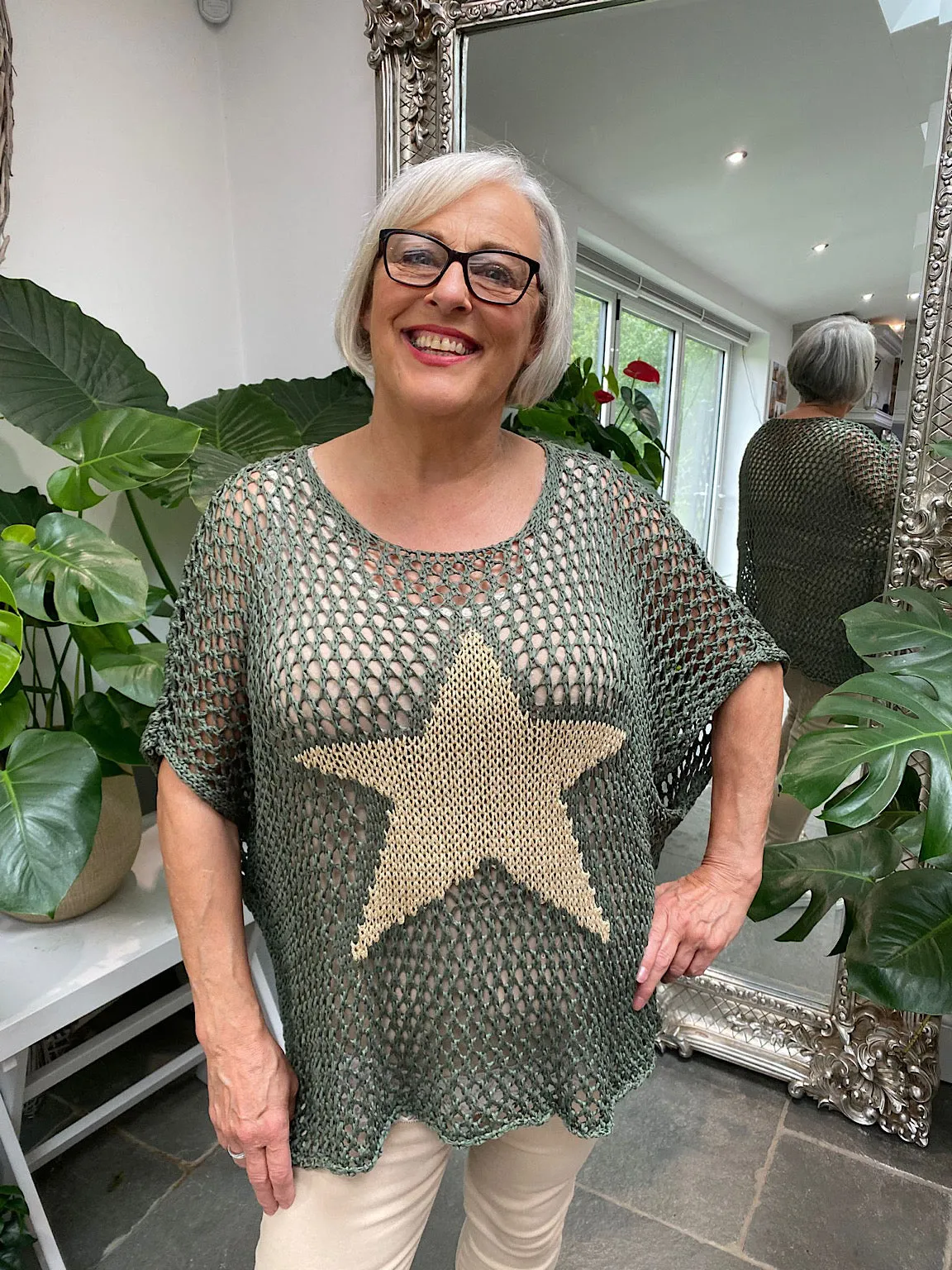 Star Knit Over Top Amanda