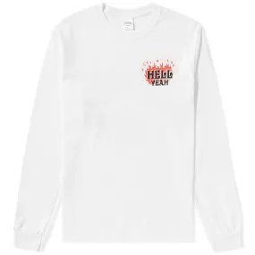 Strangers Long Sleeve Hell Yeah TeeWhite