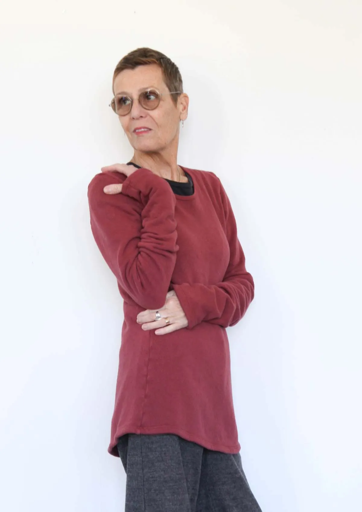 Studio Sweater - Oxblood