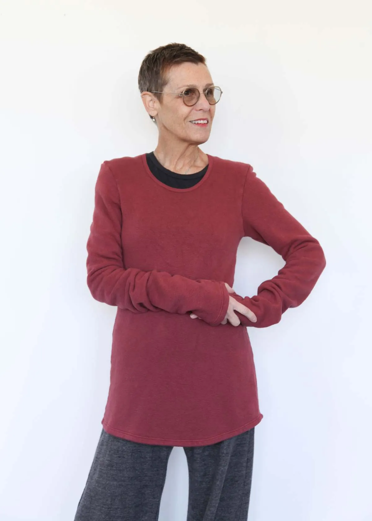 Studio Sweater - Oxblood