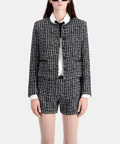 The Kooples Short Tweed Jacket