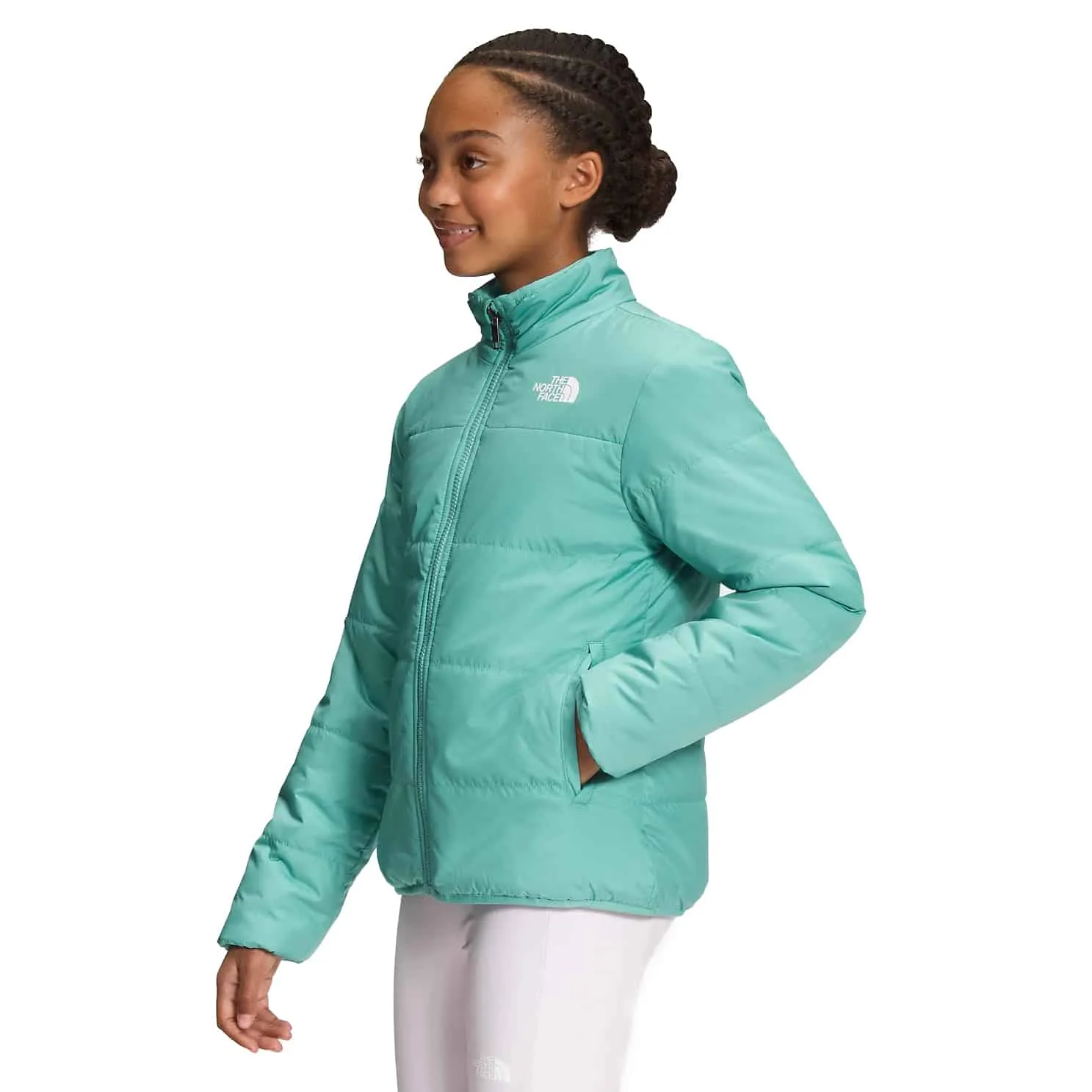 The North Face Girls’ Mossbud Swirl Reversible Jacket