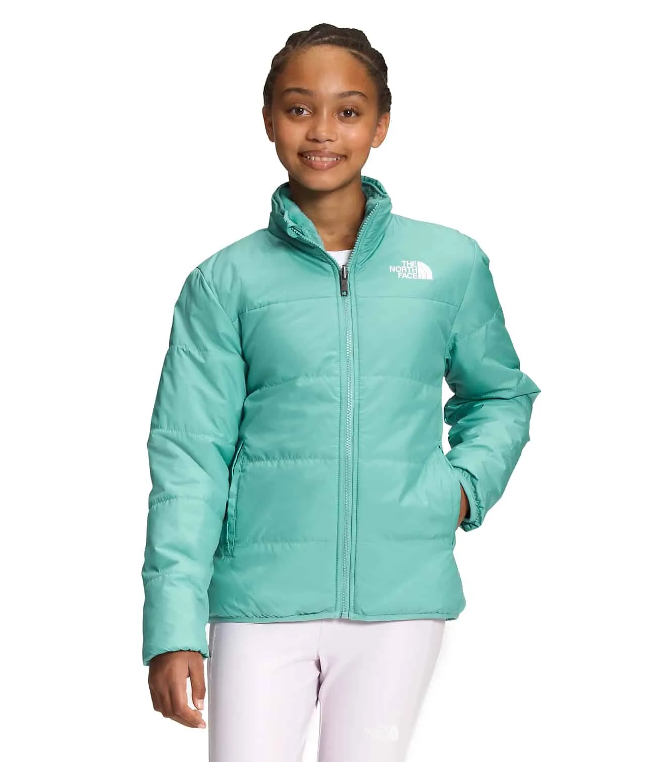 The North Face Girls’ Mossbud Swirl Reversible Jacket