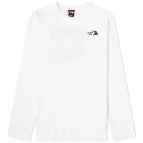 The North Face Long Sleeve Red Box T-ShirtTNF White & TNF Black