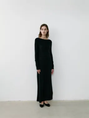 THE RESORT DRESS - BLACK